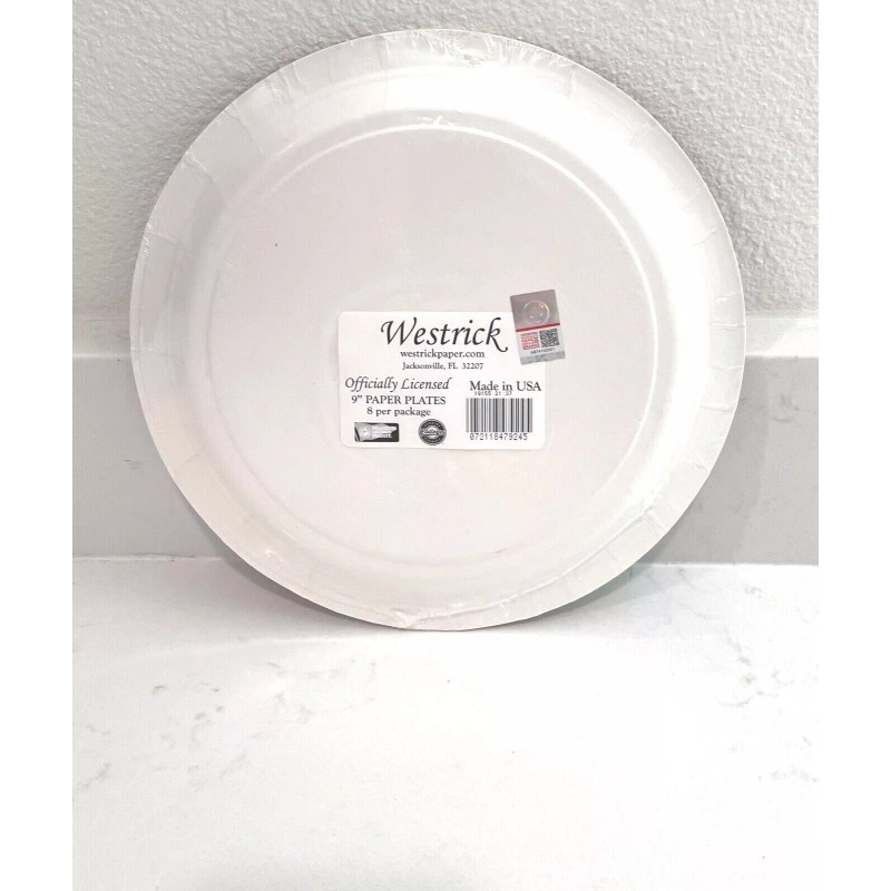 WESTRICK ARKANSAS RAZORBACKS LUNCH PLATE 8ct