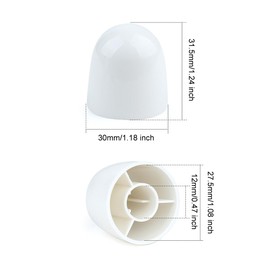 4 Packs Universal Toilet Bolt caps, Toilet Floor Bolt Covers, Toilet Screw Covers