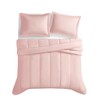 Brooklyn Loom Solid Cotton Percale Blush Twin/Twin XL 2 Piece