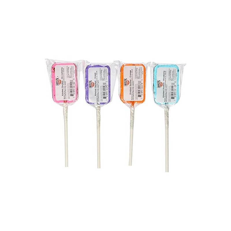 Hotlix Assorted Cricket Sucker Lollipop - Pack of 4 -