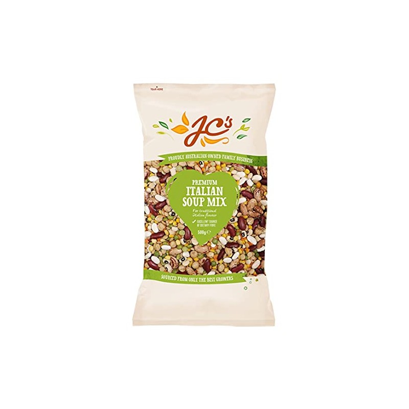 J.C.'S QUALITY FOODS Premium Italian Soup Mix, 500 g