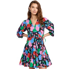 Rhode Women's Claudine Dress, Ink Martinique, Floral, S
