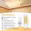 LFLAMPON 8W G9 LED Light Bulbs 80W Halogen Equivalent, Soft