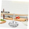 GRIRIW Stainless Steel Chicken Roaster Rack Ergonomic Design for Outdoor