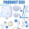 Lounsweer 43 Pcs Classroom Cloud LED Light 3D Sensory Cloud