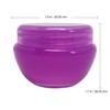 Beauticom 10G/10ML LIGHT Purple (18 Pieces) Frosted Container Jars with
