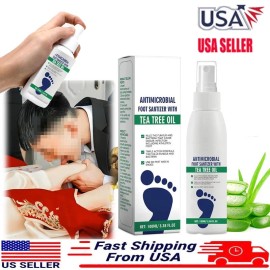 Unbranded 2025 New Foot Sanitizer Spray with Tea Tree Oil, Tea Tree Oil Foot Spray 100ml