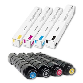 Toner Pros Remanufactured (GPR53) Toner for Canon GPR-53 (GPR-53BK GPR-53C GPR-53M GPR-53Y) ImageRunner iR- ADV DX C3320 3325 3330 3520 3525 3530 3725 3730 3826 3830 3835 (4 Color) BLK 36,000 Page