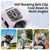 Socool 14500mAh Portable Waist Fan with 360 Rotation, Rechargeable Mini