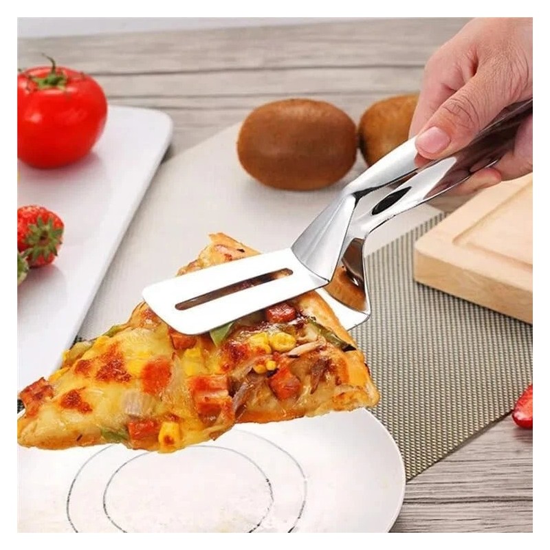 Kitchen Stainless Steel 3in1 Kitchen Tong 2024 Upgraded Spatula Versatile