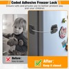Yaocom 8 Pack Fridge Lock Heavy Duty Locks for Fridge