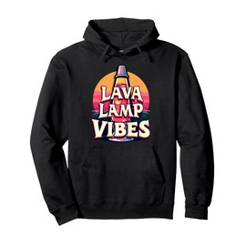 Lava Lamp Retro Aesthetic Psychedelic Groovy Vibes Pullover Hoodie