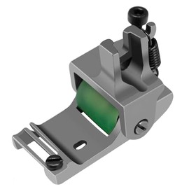 YEQIN X6 Adjustables Edge Guide Rolled Hem Feet 0.1-12.5mm, Roller Hemmer Press Foot for Industrial Lockstitch Sewing Machine Accessories (Left)