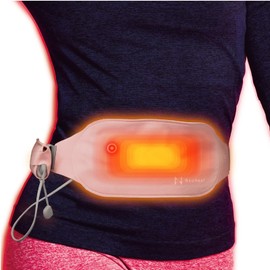 NeoHeat NH01-HSS-PK Warm Tummy Supporter, Warming Abdominal Wrap, Waist, Warm Activity, USB Powered Type
