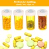 ElevateTech Empty Plastic Pill Bottles with Caps, Small Medicines Bottle