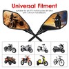 ATV Mirror, Motorcycle Side Rear View Mirrors for Bike Scooter