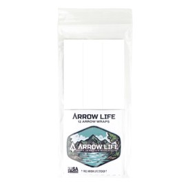 Arrow Life 6" Arrow Wraps 12 Pack White 1.125" Width