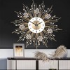 Large Wall Clocks, Silent Sunflower Shape Chic Decorative Wall Clock,