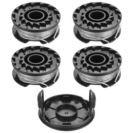 Fulushouxi 4 Pcs Strimmer Wire Replacement Strimmer Spool Fit for Bosch 23 SL 26 SL, Trimmer Spools Cutting Spool Strimmer Line for EasyGrassCut 18 23 26 18-230 18-260, Parts F016800569 F016800385