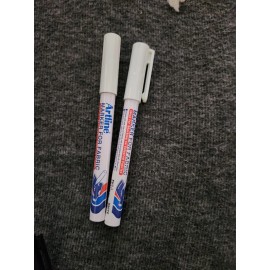 Artline White Permanent Fabric Markers pen for clothing (2 Markers)