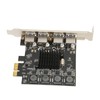 PCIE to USB Expansion Card 4 USB 3.0 Ports 5Gbps