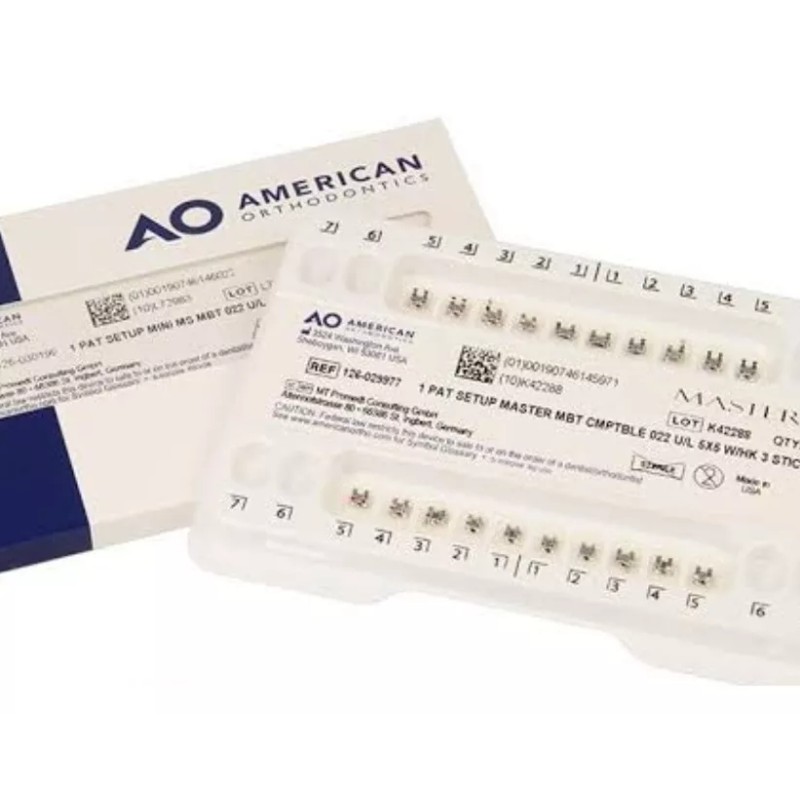 American Orthodontics Brackets Mini Roth .018 American Orthodontics