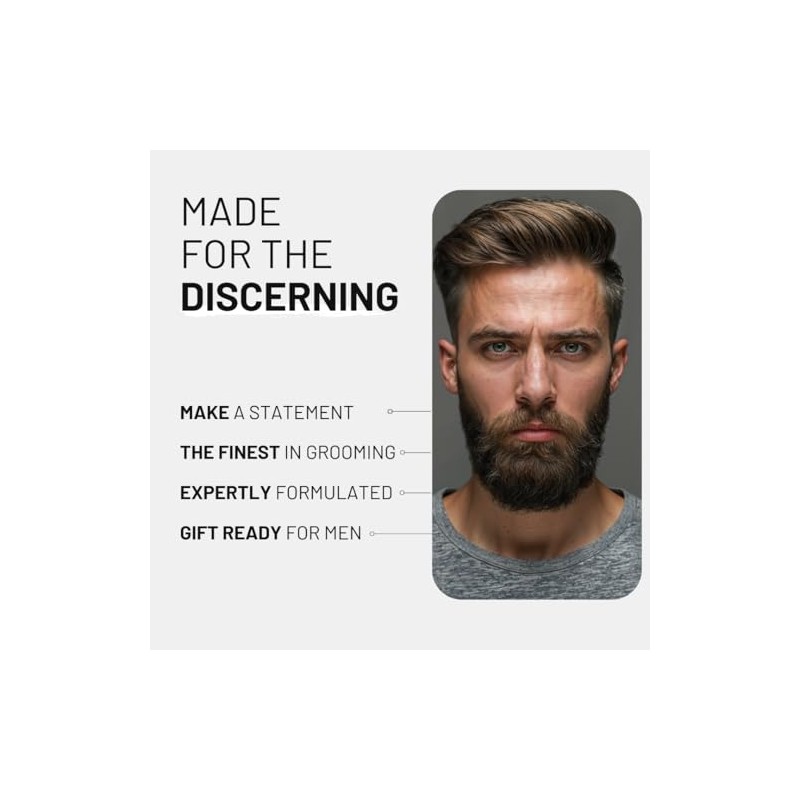 ZOUSZ Beard Balm For Men, Includes Gift Box, Black Oud