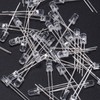 DiCUNO 100 pieces 5 mm RGB LED diodes, fast flashing