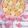 JIRFZUY 10 Pcs Valentine's Day Cookie Cutter, Heart Shaped Cookie