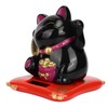 Lucky Cat Solar Powered Cute Decorative Wealth Welcoming Waving Fortune