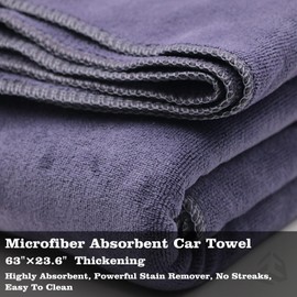 Felyrioc Extra Large ultra-Absorbant Microfiber Car Towel- Drying Towel for Cars,Trucks & Home(63“x23.6”) ,4 pack Washing Towels for Car Body, Door Edges, Interior, and Mirror,Lint Free, Streak Free