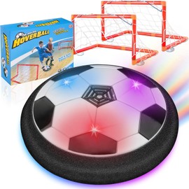 Lafati Balón de fútbol LED Flotante, Juego de fútbol Flotante con 2 porterías, Juego de fútbol de Interior para niños y niñas, Regalos de cumpleaños para niños pequeños para Edades de 3 a 12 años