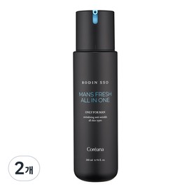 Rodin So Homme Fresh Men's All-in-One Skin Lotion, 2, 200ml / 로댕 쏘 옴므 프레쉬 남성 올인원 스킨로션, 2개, 200ml