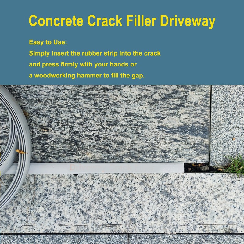 URUAST Flexible EPDM Rubber Strip (1'' Wide, 50 Ft Long)