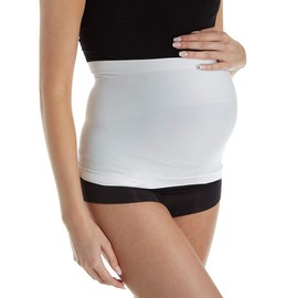 Playtex Women's Cool Comfort Maternity Belly Band - 2 Pack PLMTBB S/M White/White