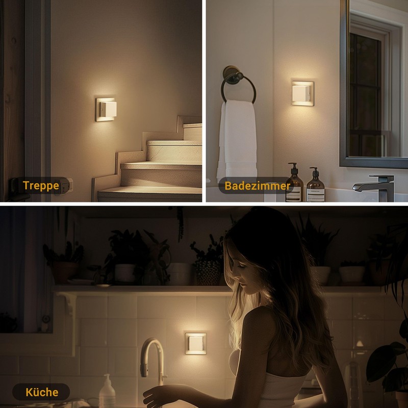 Emeritpro Night Light Socket Pack of 2 LED Night Light