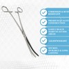 High Precision Locking Curved Hemostat Forceps 10" Pliers with Full