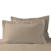Pizuna Luxurios Cotton Pillow Cases 2 Pack Simply Taupe 50x75cm,