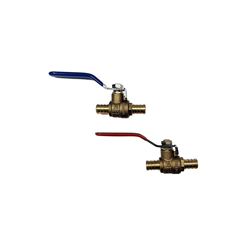 3/4" Pex Brass Ball Valve for Hot & Cold Water