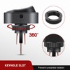 Nilight 5PCS LED Lighted Rocker Switch 12V Illuminated ON Off