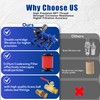 NEWPO 3/8'' NPT Compressed Air Filter Regulator Lubricator Combo Water/Oil