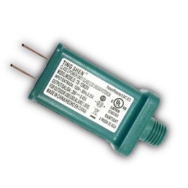 29V 0.45A Power Supply Class 2 Transformer Raintight IP44 US Plug Connector 1/2in 12mm Adapter for LED String Seasonal-Use Light, Holiday Lighting, Christmas X-Mas Tree TS-13W29V - Right Positive