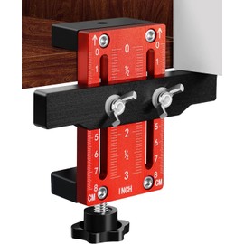 Cabinet Door Installation Positioner, Cabinet Door Mounting Jig for Easy Door Support and Alignment, Cabinet Installation Tool for Attaching Hinges, Cabinet Hardware Jig with Adjustable Clamp Range