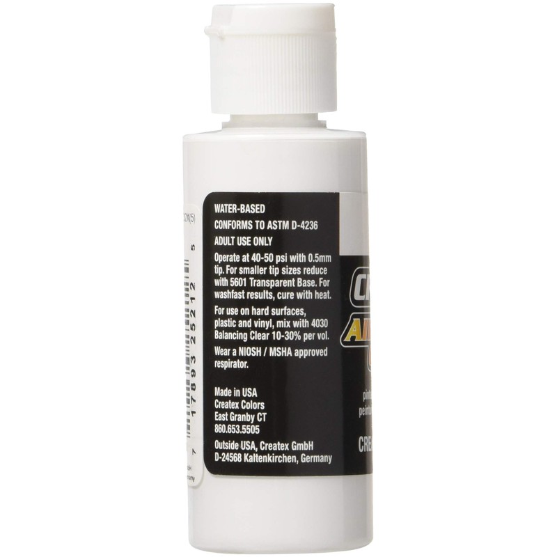 Createx 60 ml Paint, Opaque White