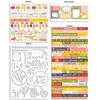 Toga Bullet Journal Decoration Kit, Paper, Flower-Pink/Yellow, One Size