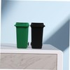 Gadpiparty 2pcs Mini Trash Can Pen Holder Office Trash Bin
