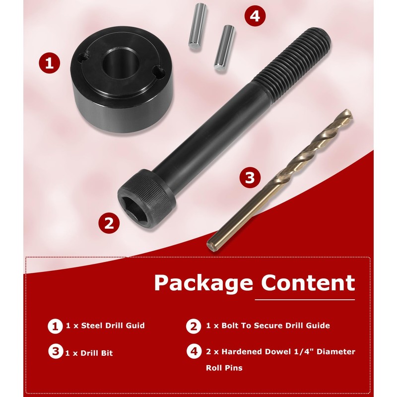 For LS LT Crank Pin Kit Crankshaft Damper Drill Pinning