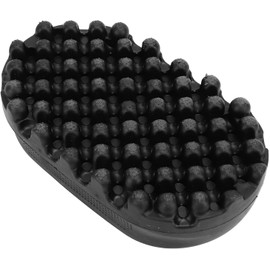 Hair Sponge, Rubber Curling Hair Brush Hair Sponge Barber Brush Washable Brush (Black, One size)