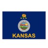 CafePress Kansas Flag Postcards (Package of 8), 6"x4" Printed Note