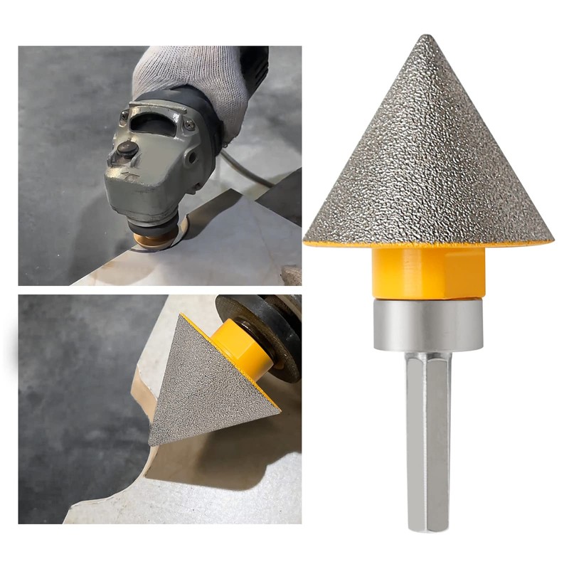 CADUFUELLY Diamond Beveling Chamfer Bits Diamond Countersink Drill Bits for